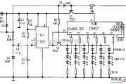 LED电路中的摩托车工具箱用LED闪烁板电路图