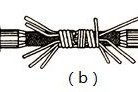 多股铜导线单卷接线法(直线连接与分支连接)