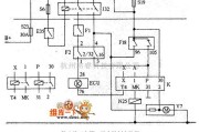 大众（一汽）中的捷达前卫空调、风扇控制电路图