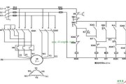 双速交流异步电动机的控制线路部分实际接线图