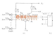 数字电路中的二极管-晶体管或非门电路