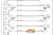 沃尔沃中的富豪960 乘客侧电动座椅电路图