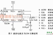 滤波器电路中的巴特沃斯四阶开关电容低通滤波器TLC04