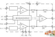 数字电路中的数字式PGA204内部等效电路图