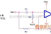 运算放大电路中的运算放大文氏滤波器电路图