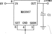 MAX667多功能线性集成稳压器的典型应用电路