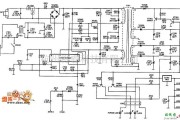 显示器电源中的彩色显示器EMC EM-1428型的电源电路图