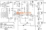 开关电路中的琴键式电子开关电路(OM1032、CD4043、CD4017)电路图