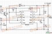 稳压电源中的由W723构成的可控型稳压器应用电路