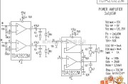 电子管功放中的基于TDA2822M的功放电路图