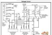 日产中的200SX-1996日产尼桑除雾器电路图