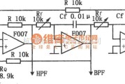 滤波器中的多功能有源滤波器(F007)电路图
