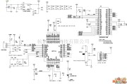 综合电路中的U盘电路原理图