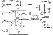 采用差分PulSAR ADC AD7982转换单端信号电路图