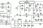 SHARP K-160/170型彩色显示器的电源电路图