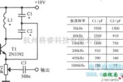 多种频率信号中的50～1000kHz晶体管振荡器