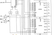 数字电路中的(ADC0840)数据采集系统电路图