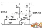 工矿安全电路中的矿用充电指示器的电路图