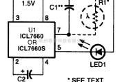 LED电路中的LED闪光器