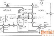 专用测量/显示电路中的反射光强度的检测电路(CD4052B、CD4011B)电路图