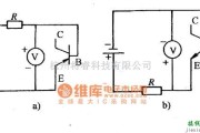 仪器仪表中的测试高、低频晶体管的电路图