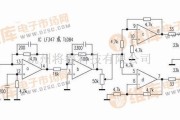 音频电路中的用两个单功放板组成BTL重低音功放电路电路图