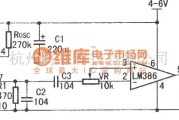 语音电路中的ML-01G与LM386相连应用电路(语音播放)