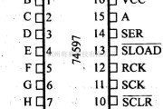 数字电路中的74系列数字电路74LS597等8位输入锁存移位寄存顺(三态,并入串出)