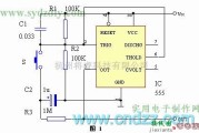 开关电路中的单键555双稳开关电路