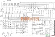 超声波传感器中的由带日历时钟的超声波测距集成电路SB5027构成超声波测距仪电路图