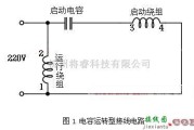 电机控制专区中的单相电机电容接线电路图