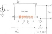 对数/跨导放大电路中的由对数和对数比率放大器LOG100构成的反对数电路