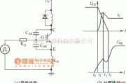 电源电路中的IGBT开关等效电路和开通波形图