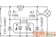 LED电路中的保险丝熔断指示电路图