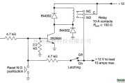 控制电路中的用于12V负载电路的闭锁继电器驱动电路