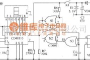 光电耦合器中的数字计数器电路图