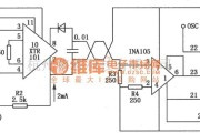 运算放大电路中的ISO120与XTR101组成的高精度远距离测温电路图