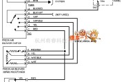 大众（一汽）中的97大众GOLF2.0L 加热器电路图