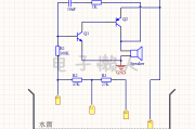 由自激多谐振荡器设计而成的水位报警器的效果图演示_基础硬件电路图讲解