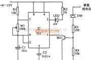 专用测量/显示电路中的555构成的过压指示电路图