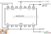 专用测量/显示电路中的AD594构成摄氏温度计电路图