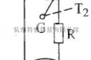 晶闸管控制中的采用数字万用表检测的双向晶闸管电路图