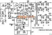 显示器电源中的VGA V-1415型SVGA多频彩色显示器的电源电路图