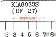 遥控电路（综合)中的KIA6933S／6957P构成的四动作射频遥控发射、接收电路图