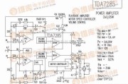 音频处理中的TDA7285 音响IC电路图