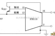 电流环放大电路中的XTR110扩大驱动电流电路图