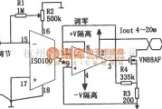 运算放大电路中的4～20mA隔离变送电路(ISO100)电路图