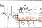 遥控电路（综合)中的人体控制电风扇电路图