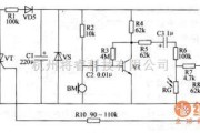 灯光控制中的声、光双控延时照明灯电路图（一）