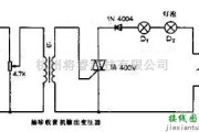 遥控电路中的音乐控制彩灯电路图